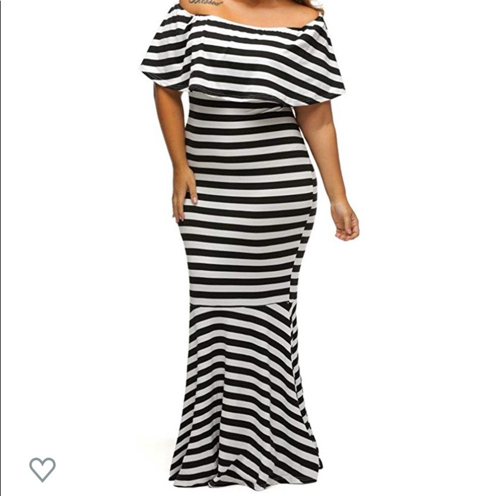 Mermaid maxi dress